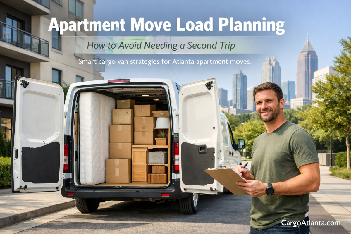 Apartment Move Load Planning: How to Fit Everything in One Cargo Van Trip | Cargo Atlanta