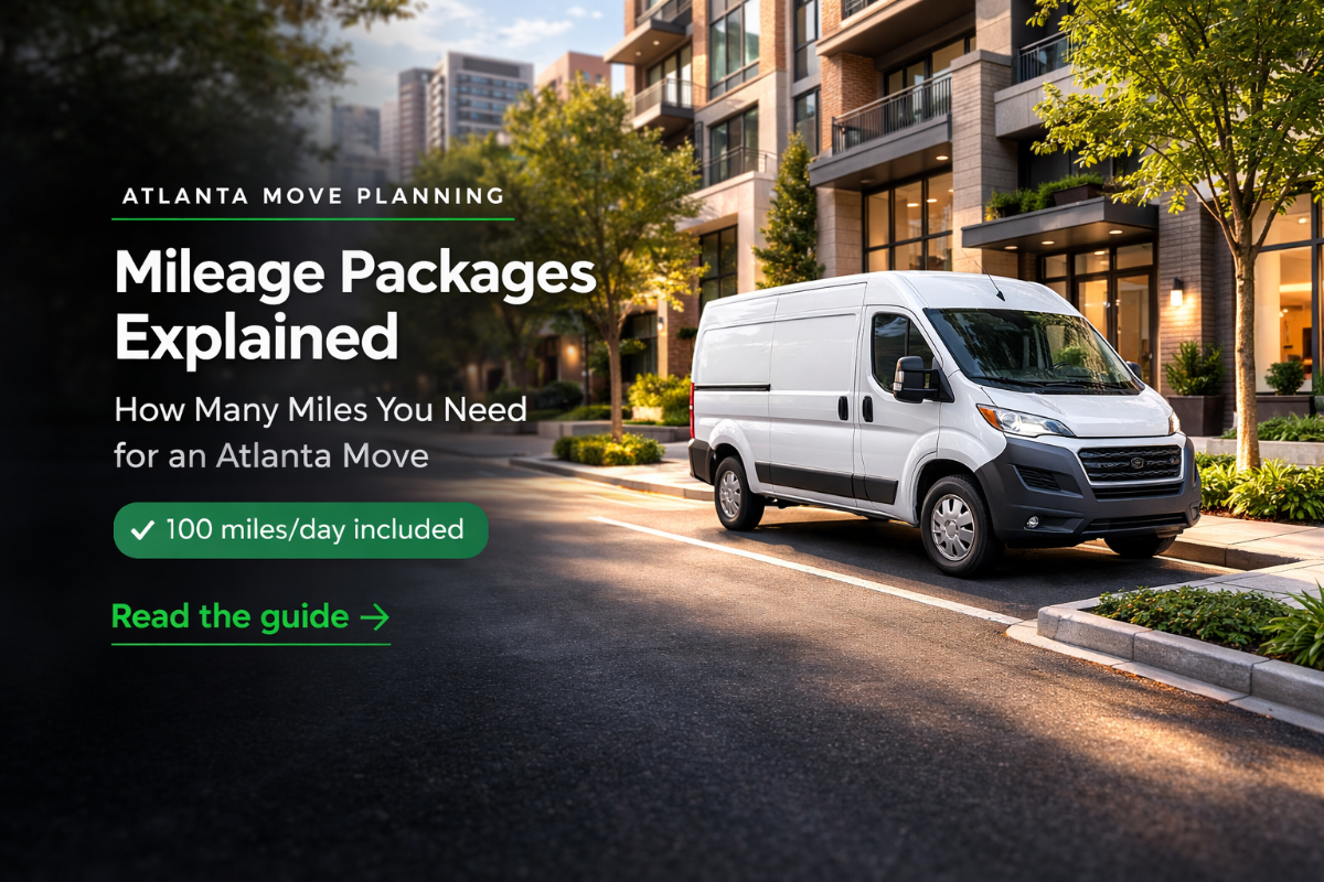 Mileage Packages Explained: How Many Miles You Need for an Atlanta Move