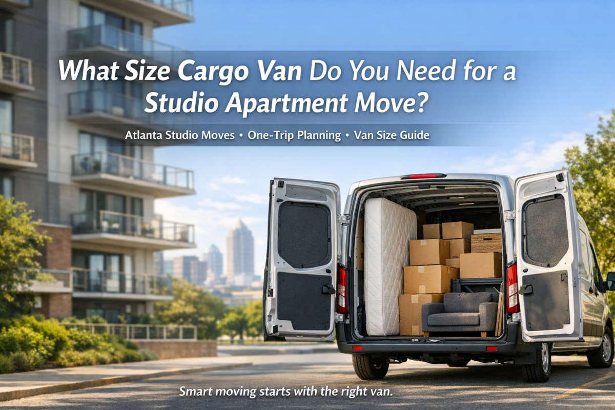 What Size Cargo Van Do You Need for a Studio Apartment Move in Atlanta?