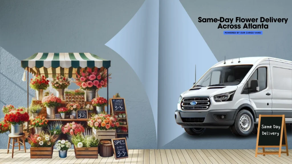 Flower Shops in Atlanta Use Cargo Vans for Same-Day Deliveries
