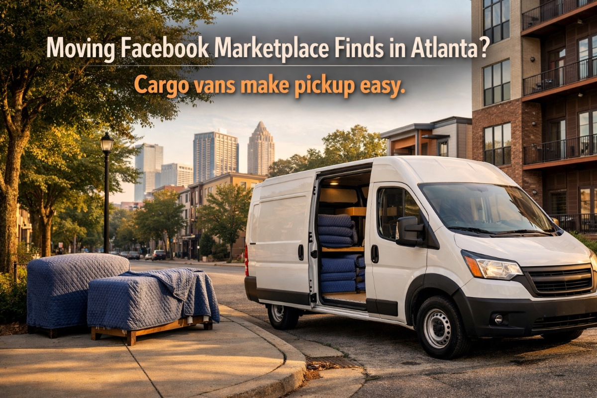 Facebook Marketplace Furniture Pickup in Atlanta | Cargo Van Rental
