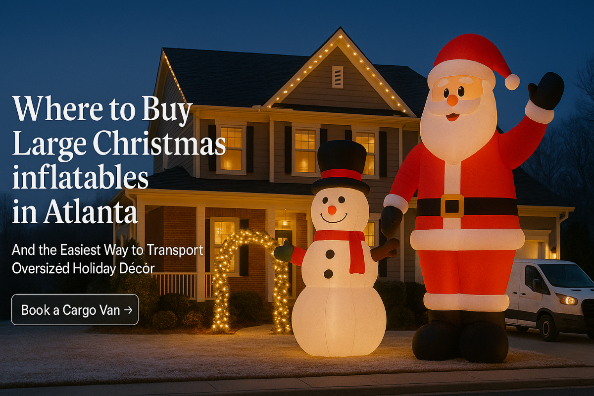 Where to Buy Large Christmas Inflatables in Atlanta — And How to Transport Them