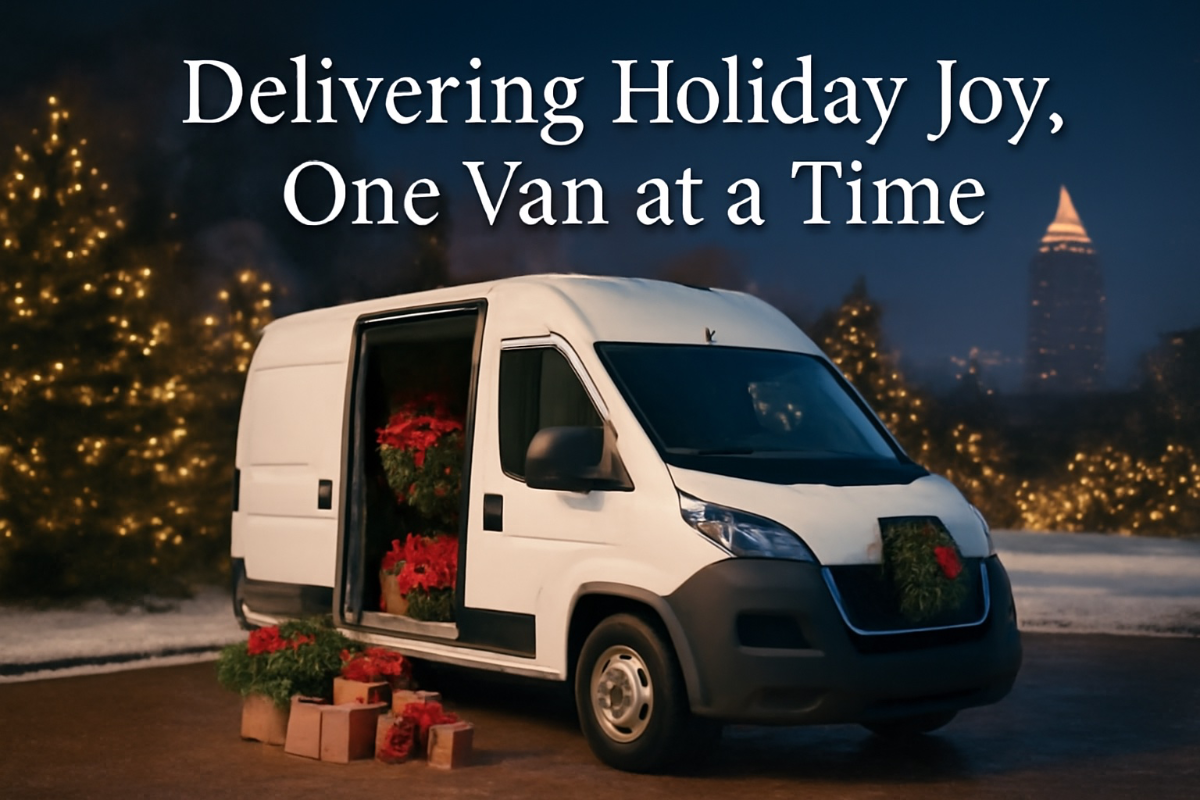 How Local Creators Use Cargo Vans to Deliver Holiday Gifts, Floral Arrangements, and Décor