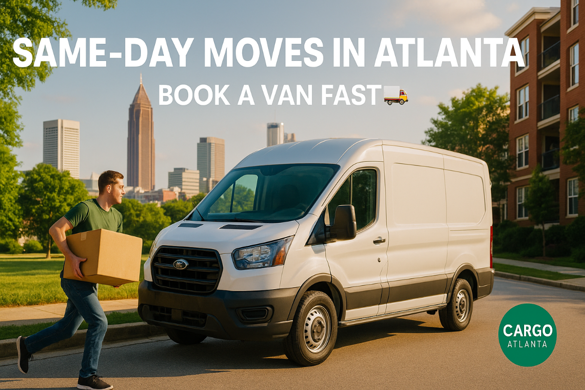 Same-Day Moves in Atlanta | Book a Cargo Atlanta Van Fast