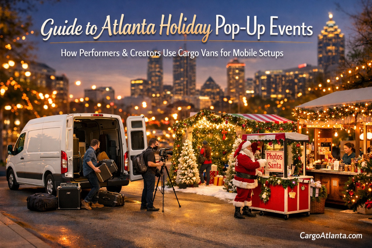 Atlanta Holiday Pop-Up Guide: How Performers Use Cargo Vans