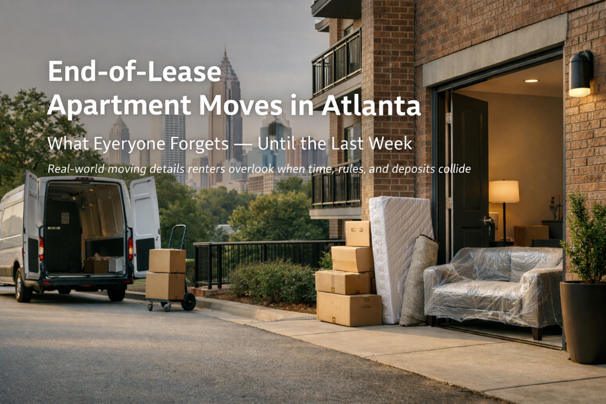 End-of-Lease Apartment Moves in Atlanta: What Everyone Forgets