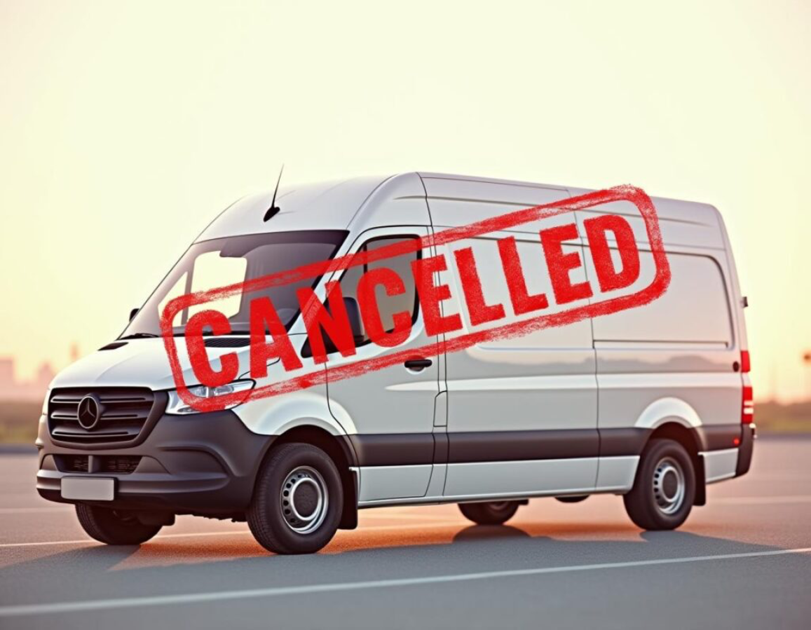 What's the deal with van rental cancellations?