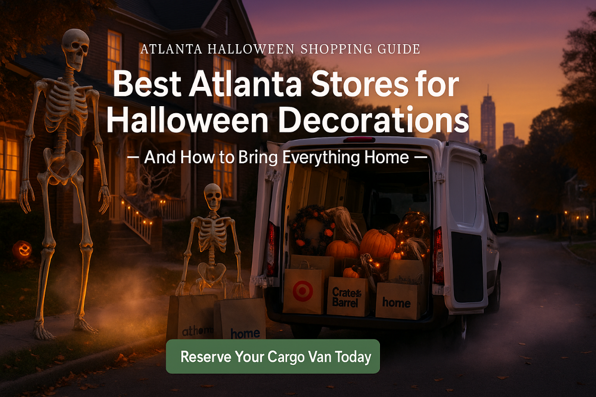 Best Atlanta Halloween Decoration Stores | Cargo Van Delivery Alternative