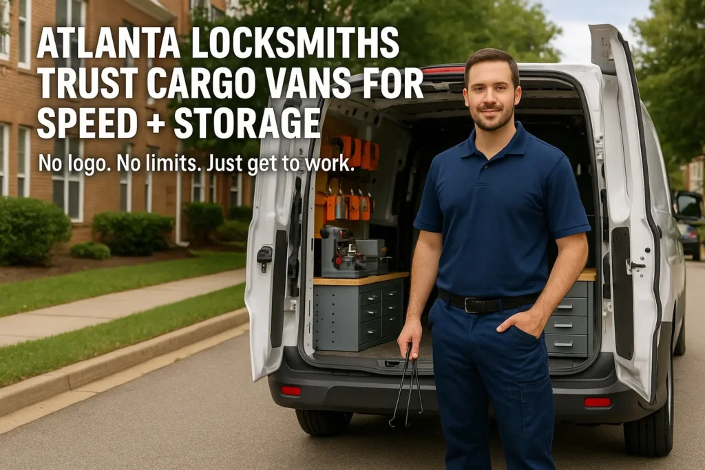 Why Mobile Locksmiths in Atlanta Prefer Cargo Vans for Efficiency